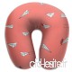 Travel Pillow Living Coral Dog Fighters Memory Foam U Neck Pillow for Lightweight Support in Airplane Car Train Bus - B07VD5S2Y1